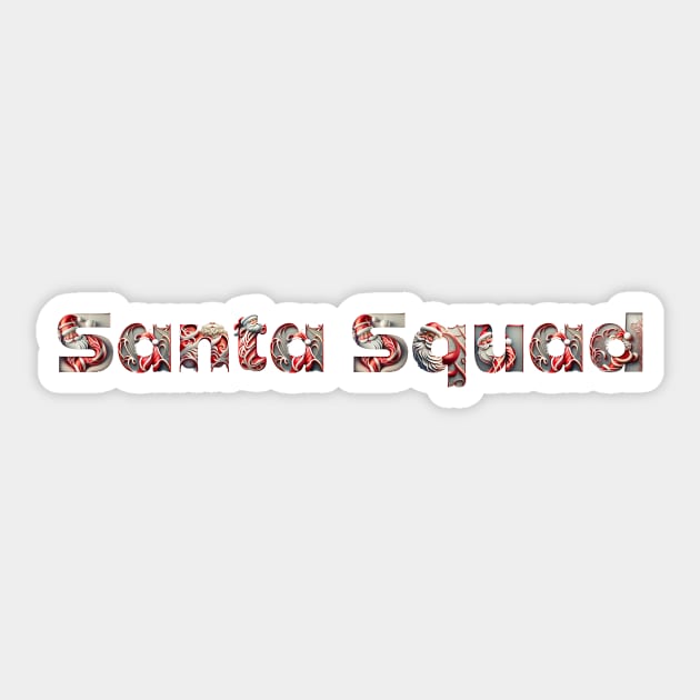 Santa Squad Sticker by PraceGraffix